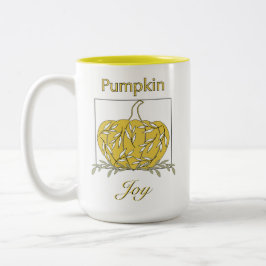 Pumpkin in Light Coffee Tasse - Pumpkin Joy