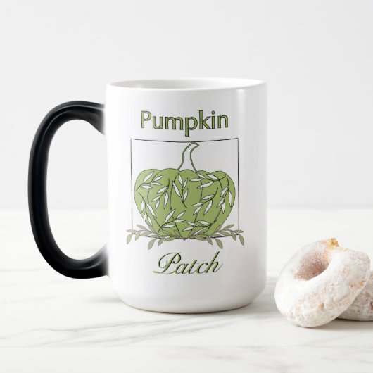 Pumpkin in Light - Pumpkin Patch Verwandlungstasse (Mit Donut)