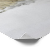 Pumpkin in Snow Poster (Ecke)