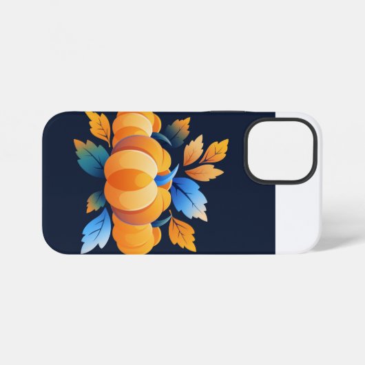 Pumpkin iPhone 12 Mini Tough Case, Glossy Hülle (Rückseite (Horizontal))