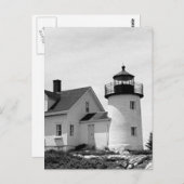 Pumpkin Island Lighthouse Postkarte (Vorne/Hinten)