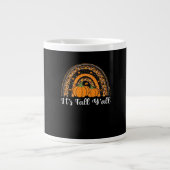 Pumpkin It's Fall Y’all Happy Fall Erntedank Jumbo-Tasse (Vorderseite)