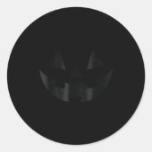 Pumpkin Jack Halloween O Lantern Runder Aufkleber (Vorderseite)