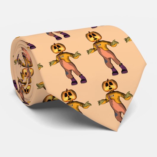 Pumpkin-Jack Krawatte (Gerollt)