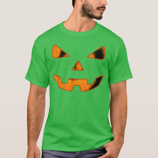 Pumpkin Jack O' Lantern Face, Evil Lächeln, Hallow T-Shirt