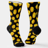 Pumpkin Jack-o-Lanterns Halloween Socken (Gewinkelt)