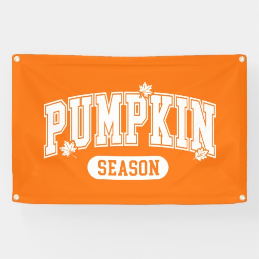 Pumpkin-Jahreszeit im Freien Banner (Horizontal)