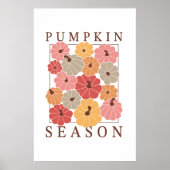 Pumpkin-Jahreszeit Whimsical uneingerahmt Poster (Vorne)