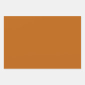Pumpkin Joy / Wrapping Paper Set von 3 Geschenkpapier Set (Vorderseite)