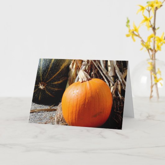 Pumpkin Karte (Gelbe Blume)