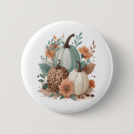 Pumpkin Kids Halloween Button (Vorderseite)