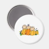 Pumpkin Kids Magnet (Vorderseite/Rückseite)