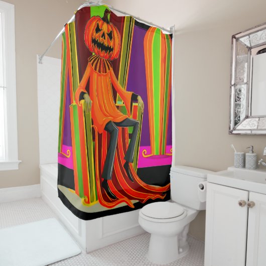 Pumpkin King Duschvorhang (Beispiel)