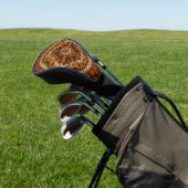 Pumpkin King - Gold Head Cover Golf Headcover (In SItu)