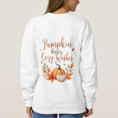 Pumpkin Kisses, Cozy Wishs Sweatshirt (Rückseite)