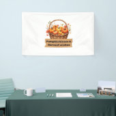 Pumpkin Kisses & Harvest Wünsche Fall Design Overs Banner (Messeveranstaltung)