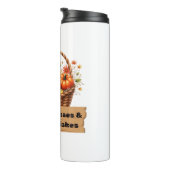 Pumpkin Kisses & Harvest Wünsche Fall Design Overs Thermosbecher (Nach rechts gedreht)
