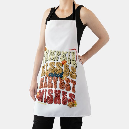 Pumpkin Kisses Harvest Wünsche, Herbstwoben Schürze (InSitu)