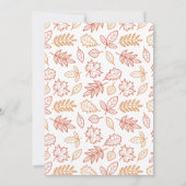 Pumpkin Kisses & Harvest wünscht Erntedank Party Einladung (Rückseite)