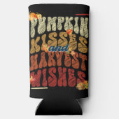 Pumpkin Kisses und Erntewünsche, Fall Vibes Selters Dosenkühler (Rückseite)