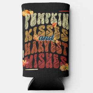 Pumpkin Kisses und Erntewünsche, Fall Vibes Selters Dosenkühler