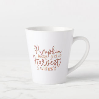 Pumpkin Kisses und Harvest Wünsche Milchtasse