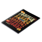 Pumpkin Kisses und Harvest Wünsche, Orange Fall Notizblock (Linke Seite)