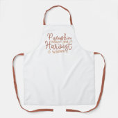 Pumpkin Kisses und Harvest Wünsche Schürze (Vorderseite)