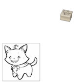 Pumpkin Kitty Cat Rubber Briefmarke Gummistempel (Stempel)
