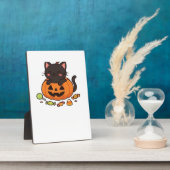 Pumpkin Kitty Parade Essential T-Shirt Fotoplatte (Seite)