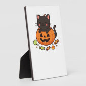 Pumpkin Kitty Parade Essential T-Shirt Fotoplatte (Seite)