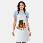Pumpkin Kitty Parade Essential T - Shirt Schürze (Getragen)