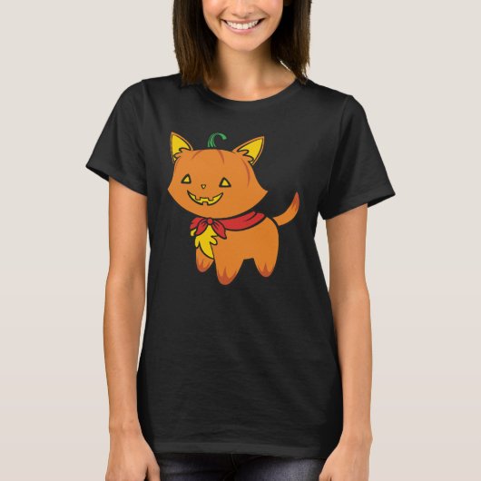 Pumpkin Kitty T - Shirt (Vorderseite)