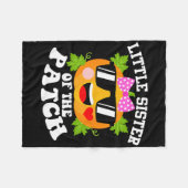 Pumpkin kleine Schwester des Patch Fun Halloween Fleecedecke (Vorderseite (Horizontal))