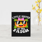 Pumpkin kleine Schwester des Patch Fun Halloween Karte (Gelbe Blume)
