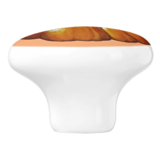 Pumpkin Knobs Keramikknauf (Seitenansicht)