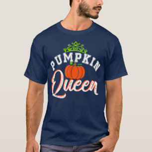 Pumpkin Königin Herbst für Frauen Mädchen Thanksgi T-Shirt