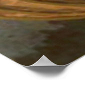 Pumpkin-Kürbislaterne Hexe Vollmond Poster (Ecke)