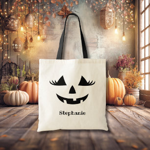 Pumpkin-Kürbislaterne Lashes Tragetasche