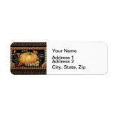 Pumpkin Label Antique Butterfly Marke (Vorne)