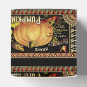 Pumpkin Label Antique Butterfly Marke Geschenkschachtel (Oben)
