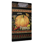 Pumpkin Label Antique Butterfly Marke Klemmbrett (Rechts)