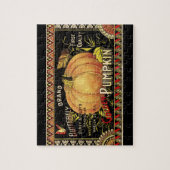 Pumpkin Label Antique Butterfly Marke Puzzle (Vertikal)