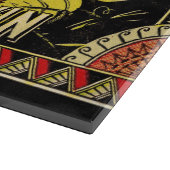 Pumpkin Label Antique Butterfly Marke Schneidebrett (Ecke)