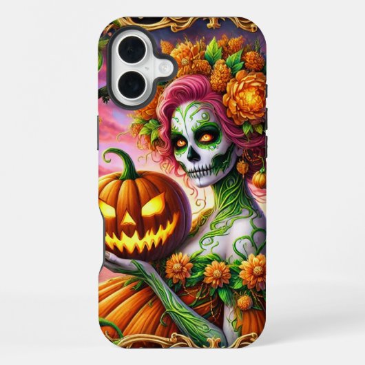 Pumpkin Lady Case iPhone Hülle (Rückseite)