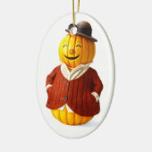 Pumpkin Lady Keramikornament (Links)