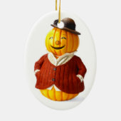 Pumpkin Lady Keramikornament (Hinten)