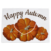 Pumpkin Large Gift Bag Große Geschenktüte (Vorderseite)