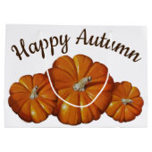 Pumpkin Large Gift Bag Große Geschenktüte (Rückseite)