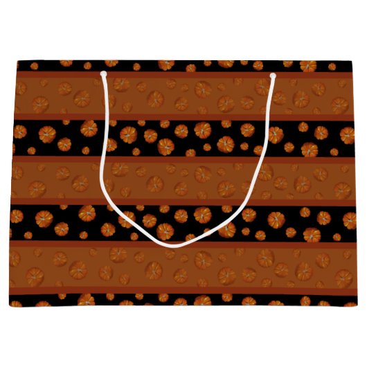 Pumpkin Large Gift Bags Große Geschenktüte (Vorderseite)